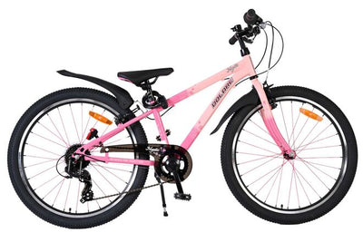 Bicicletta per bambini Volare Mystic - 24 pollici - rosa - 7 velocità