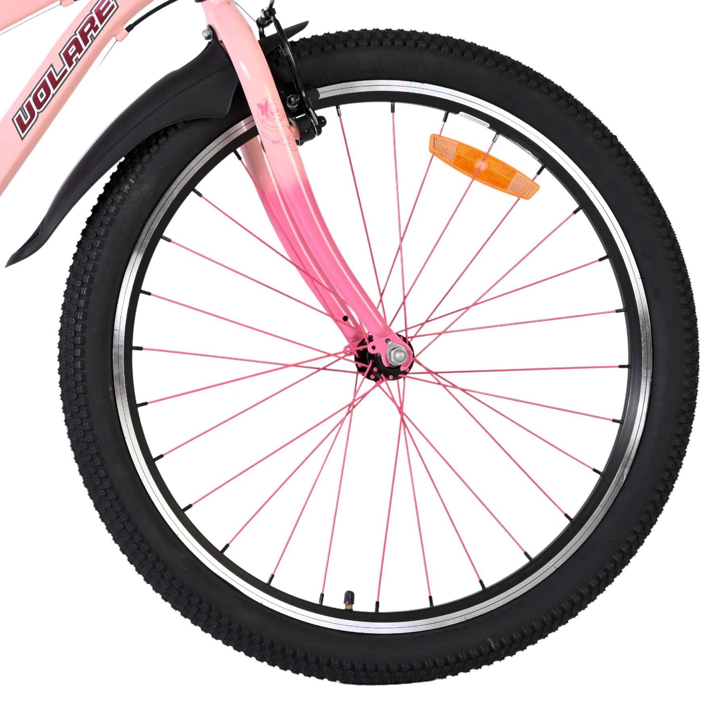 Bicicletta per bambini Volare Mystic - 24 pollici - rosa - 7 velocità