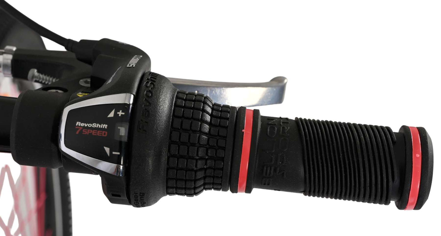 Bicicletta per bambini Volare Mystic - 24 pollici - rosa - 7 velocità