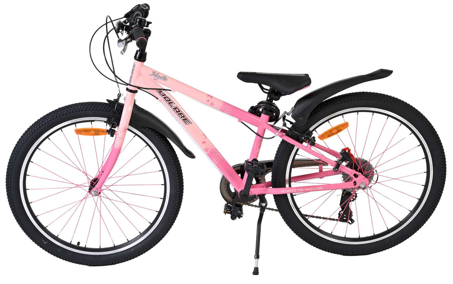 Bicicletta per bambini Volare Mystic - 24 pollici - rosa - 7 velocità