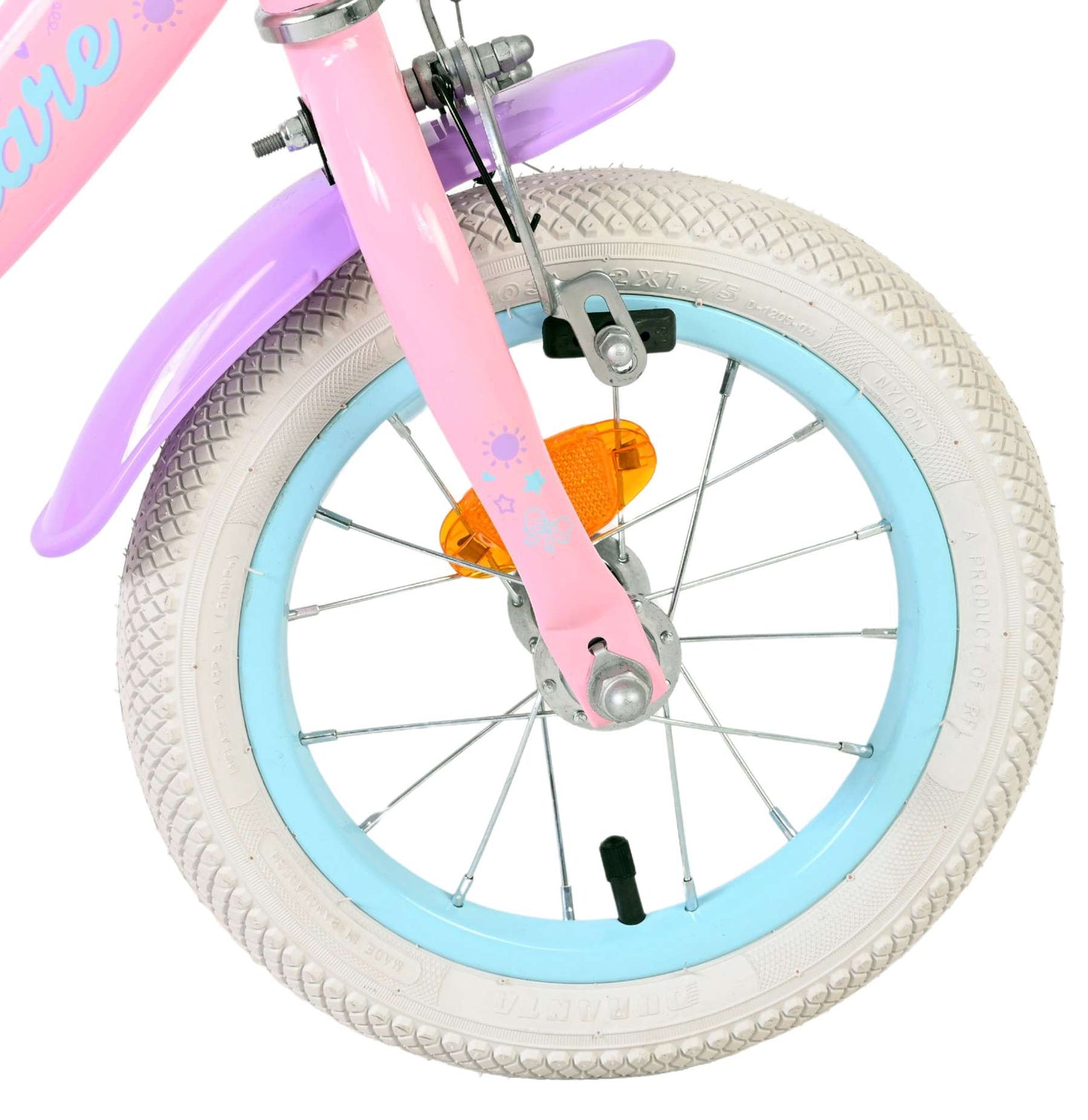 Bicicletta per bambini Volare Olivia - ragazze - 12 pollici - rosa