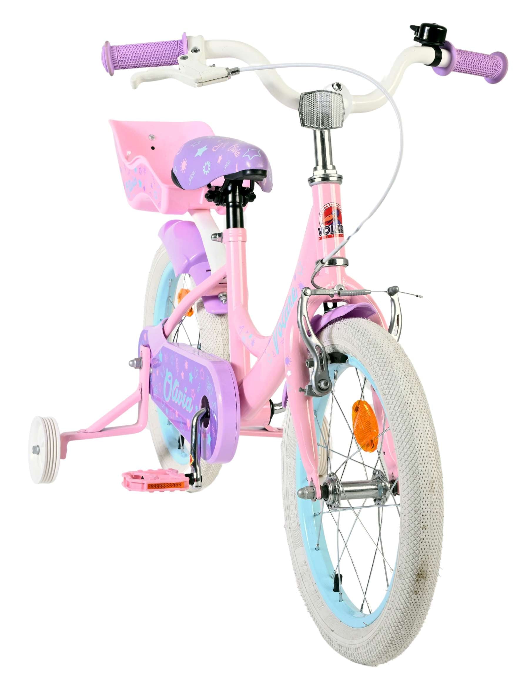 Bicicletta per bambini Volare Olivia - ragazze - 16 pollici - rosa