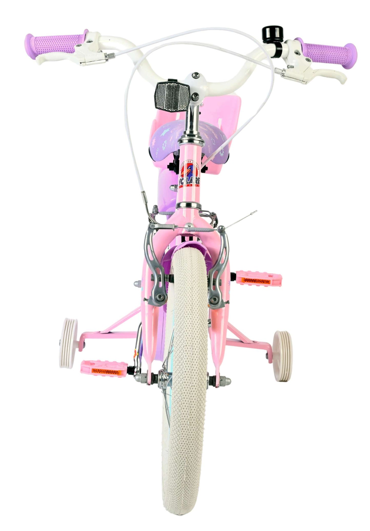 Bicicletta per bambini Volare Olivia - ragazze - 16 pollici - rosa - due freni a mano