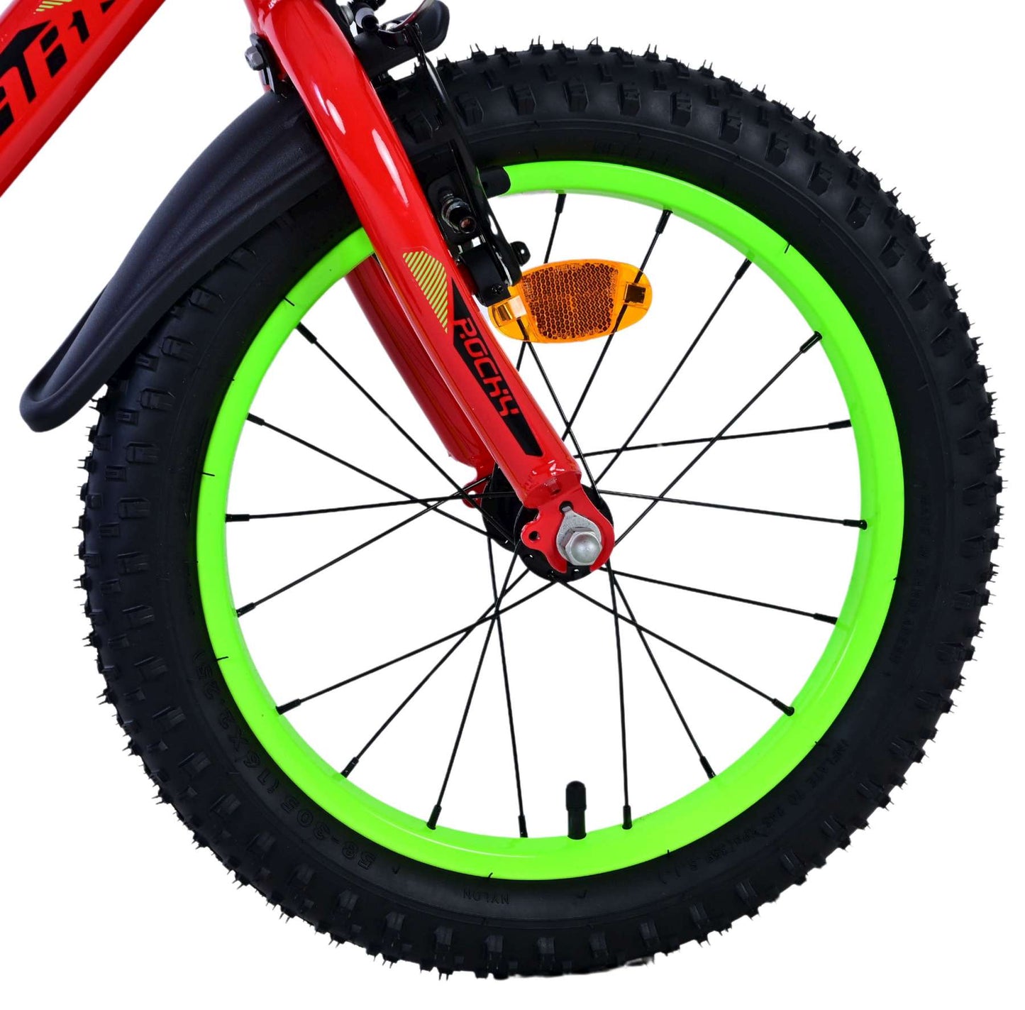 Bicicletta per bambini Volare Rocky - ragazzi - 16 pollici - rossa