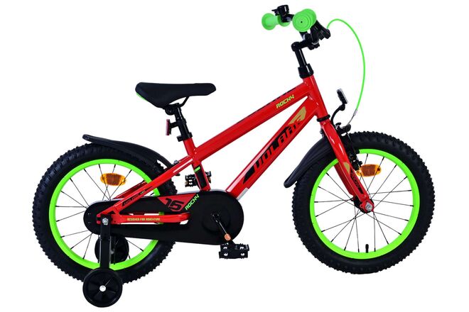 Bicicletta per bambini Volare Rocky - ragazzi - 16 pollici - rossa