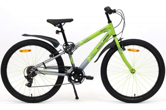 Bicicleta para niños de Volare Rocky 24 pulgadas Green 7 Velocidad