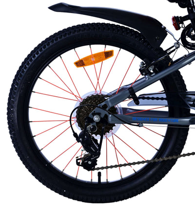 Vlatare Rocky Children's Bicycle's Bicycle da 20 pollici 7 velocità blu