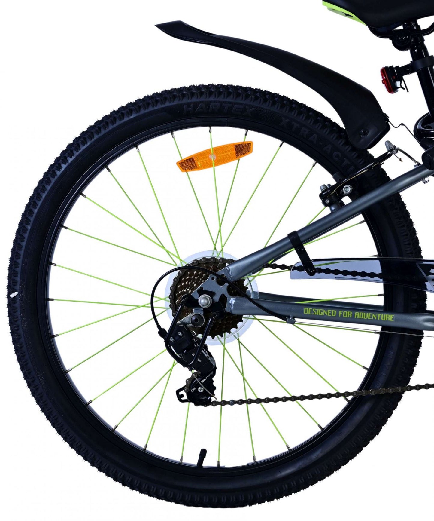 Bicicleta para niños de Volare Rocky 24 pulgadas Green 7 Velocidad