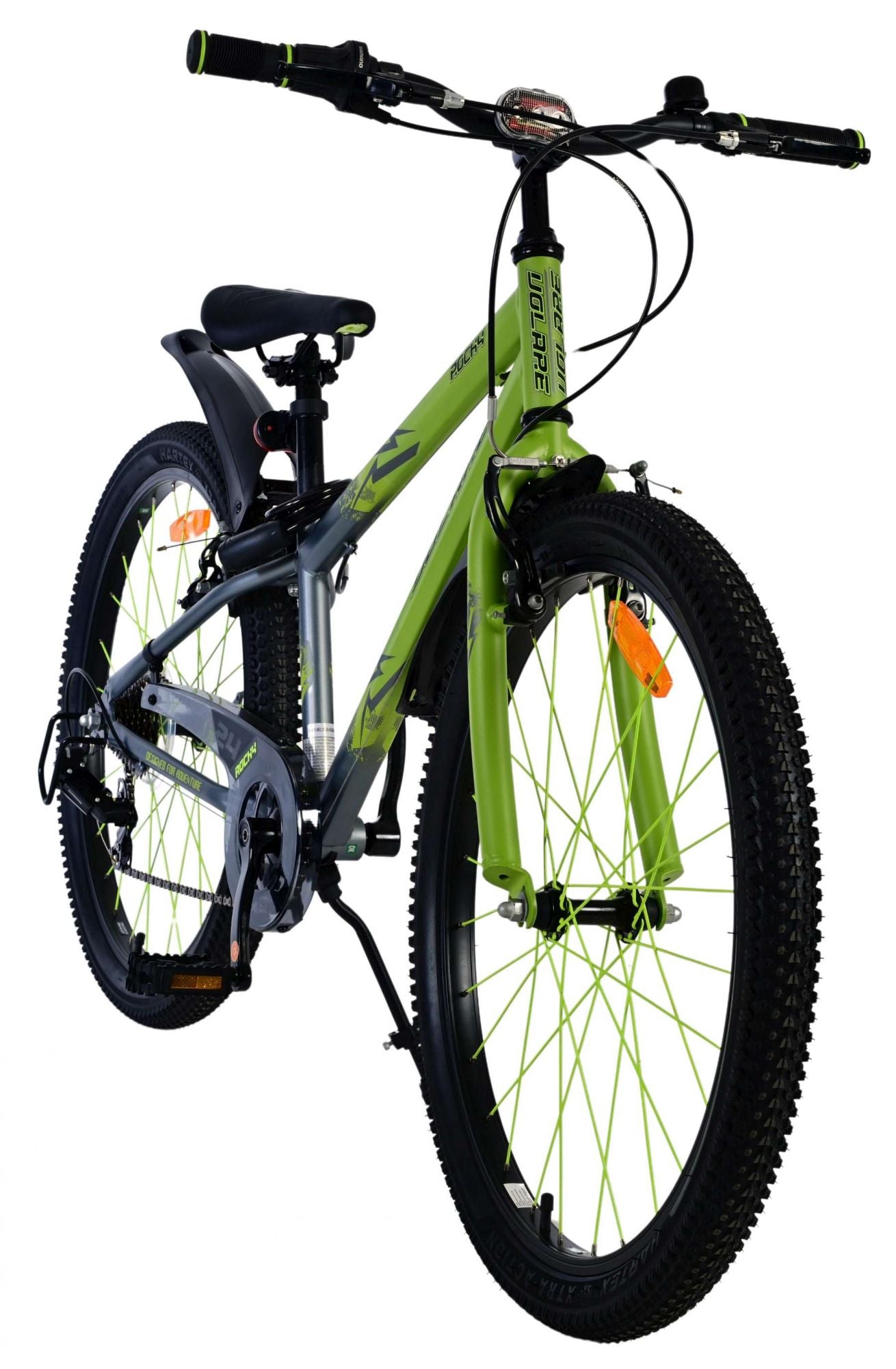 Bicicleta para niños de Volare Rocky 24 pulgadas Green 7 Velocidad