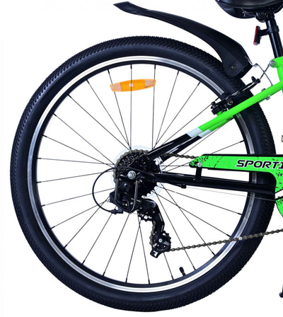 Bicycle per bambini Sports SportiVo - Boys - 26 pollici - Green - 7 Gears