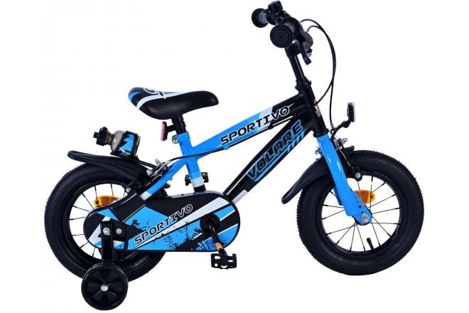 Valorare SportVo per bambini Bike Boys da 12 pollici Blu Blue Brakes