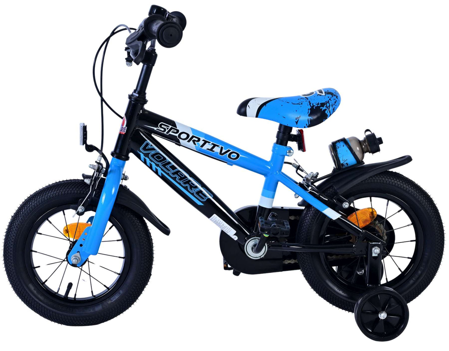 Valorare SportVo per bambini Bike Boys da 12 pollici Blu Blue Brakes