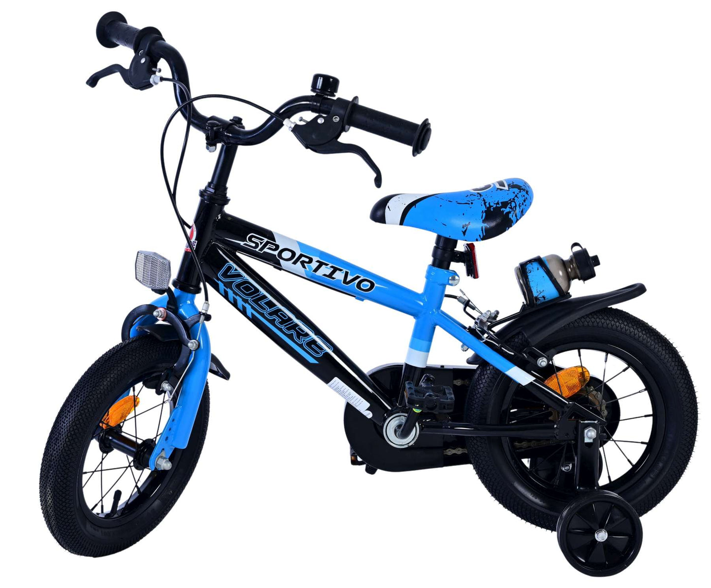 Valorare SportVo per bambini Bike Boys da 12 pollici Blu Blue Brakes