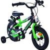 Volare sportivo kinderfiets - jongens - 12 inch - groen zwart - twee handremmen