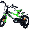 Volare sportivo kinderfiets - jongens - 12 inch - groen zwart - twee handremmen