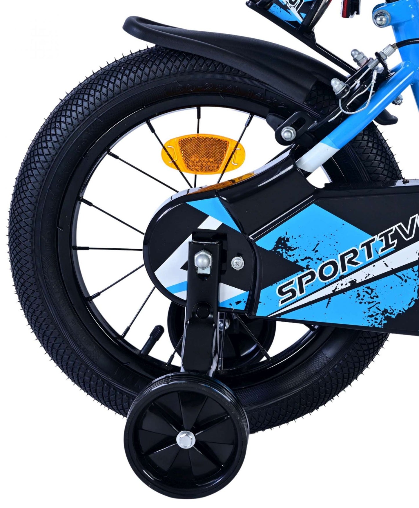 Volare Sportivo Bike para bicicletas para niños de 14 pulgadas Black Black dos manos frenos