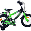 Volare sportivo kinderfiets - jongens - 14 inch - groen zwart - twee handremmen