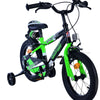Volare sportivo kinderfiets - jongens - 14 inch - groen zwart - twee handremmen