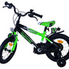 Volare sportivo kinderfiets - jongens - 14 inch - groen zwart - twee handremmen