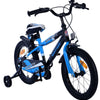 Volare sportivo kinderfiets - jongens - 16 inch - blauw zwart - twee handremmen
