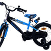 Volare sportivo kinderfiets - jongens - 16 inch - blauw zwart - twee handremmen