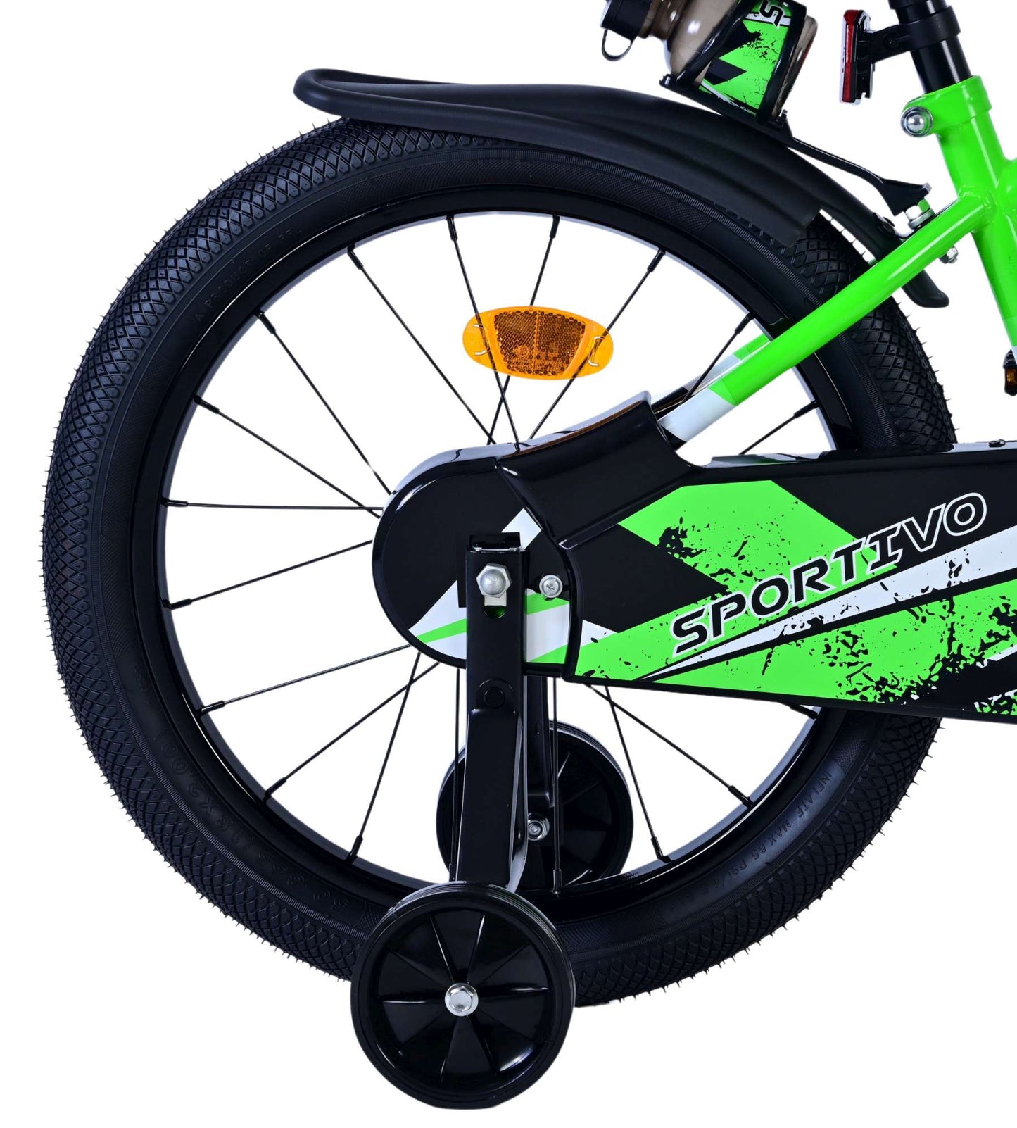 Volare sportivo kinderfiets - jongens - 18 inch - groen zwart