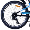 Valorare SportVo Children's Bike Boys Boys 24 pollici 7 velocità Blu nero