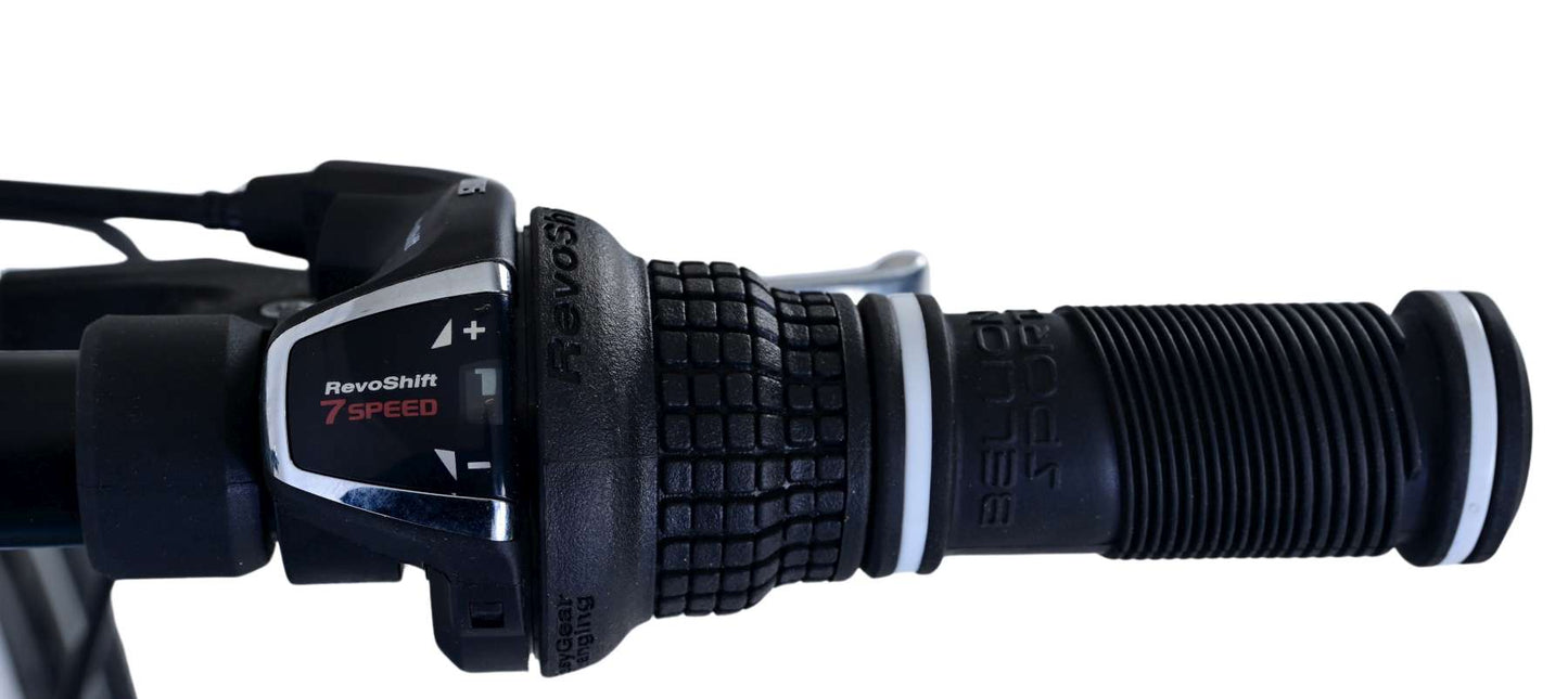 Valorare SportVo Children's Bike Boys Boys 24 pollici 7 velocità Blu nero