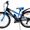 Valorare SportVo Children's Bike Boys Boys 24 pollici 7 velocità Blu nero