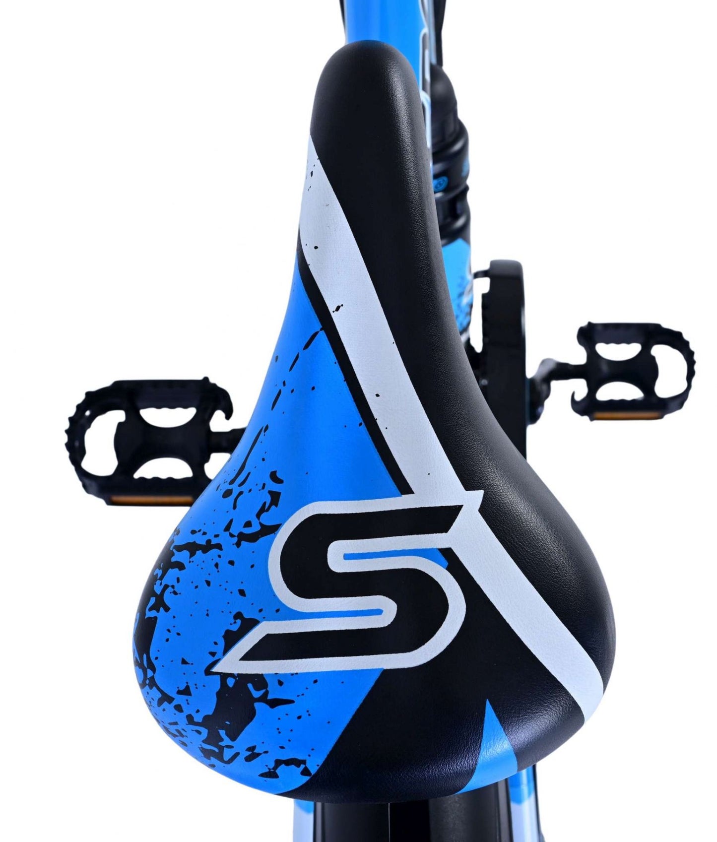 Volare sportivo per bambini in bici per bambini blu nero da 24 pollici