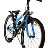 Volare sportivo per bambini in bici per bambini blu nero da 24 pollici
