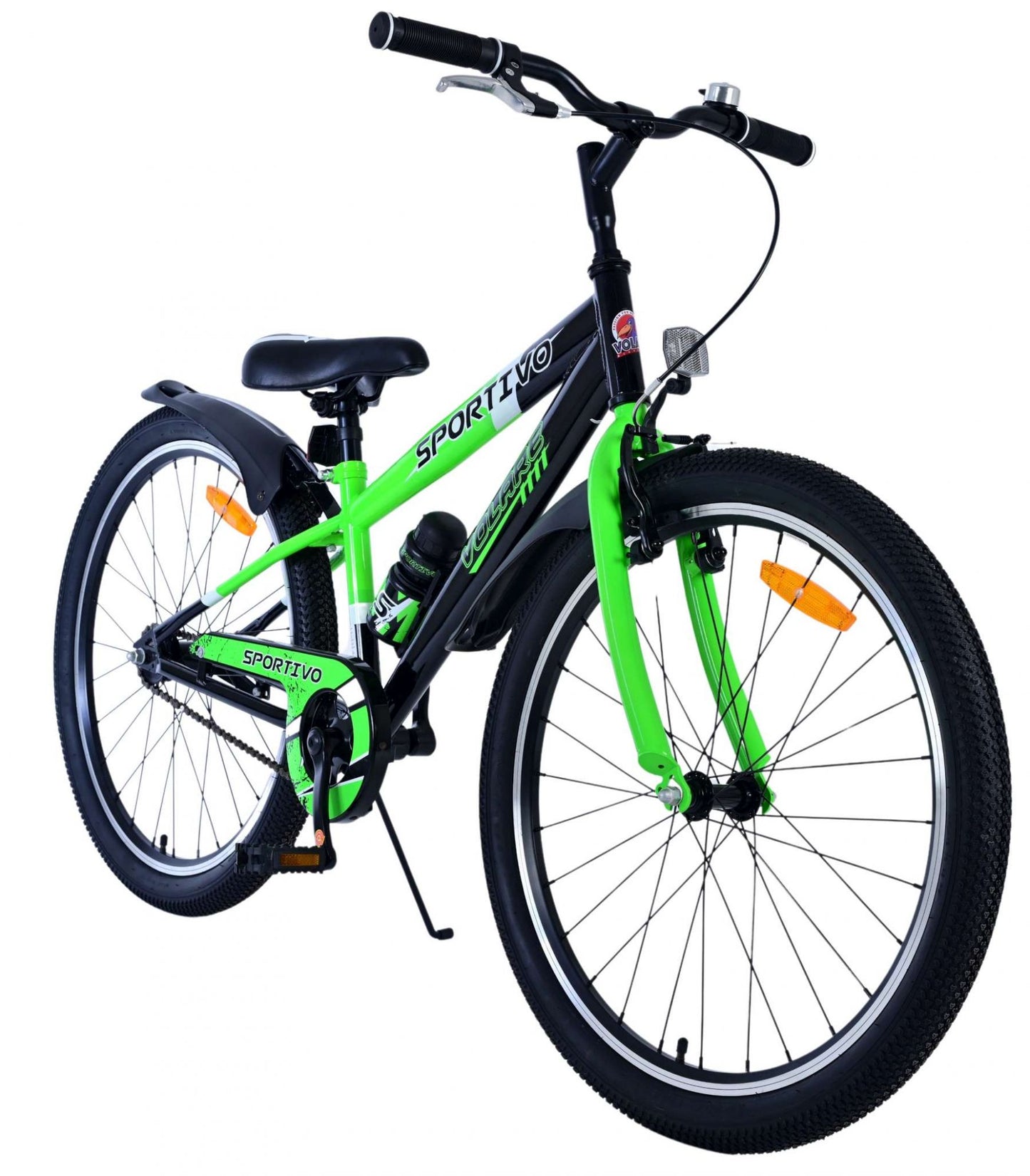 Valorare SportVo per bambini Bike Boys 24 pollici Verde nero