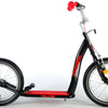 Volare Step - Jongens en Meisjes - 16 inch - Zwart Rood