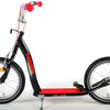 Volare Step - Jongens en Meisjes - 16 inch - Zwart Rood