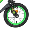 Bicicletta per bambini Volare Strike - ragazzi - 12 pollici - nero verde - due freni a mano
