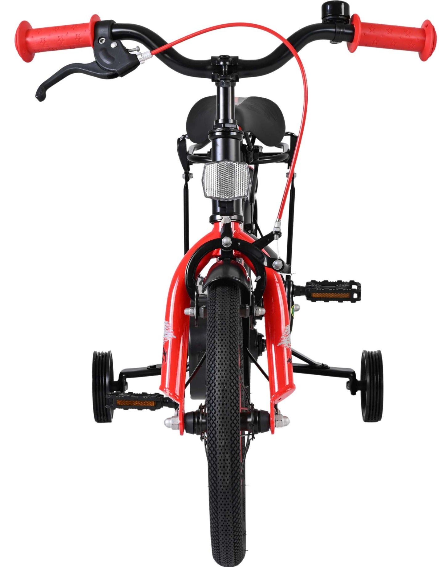 Bicicletta per bambini Volare thombike - ragazzi - 14 pollici - nera rossa