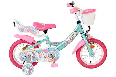 Bicicletta per bambini Volare Unicorn - ragazze - 12 pollici - verde