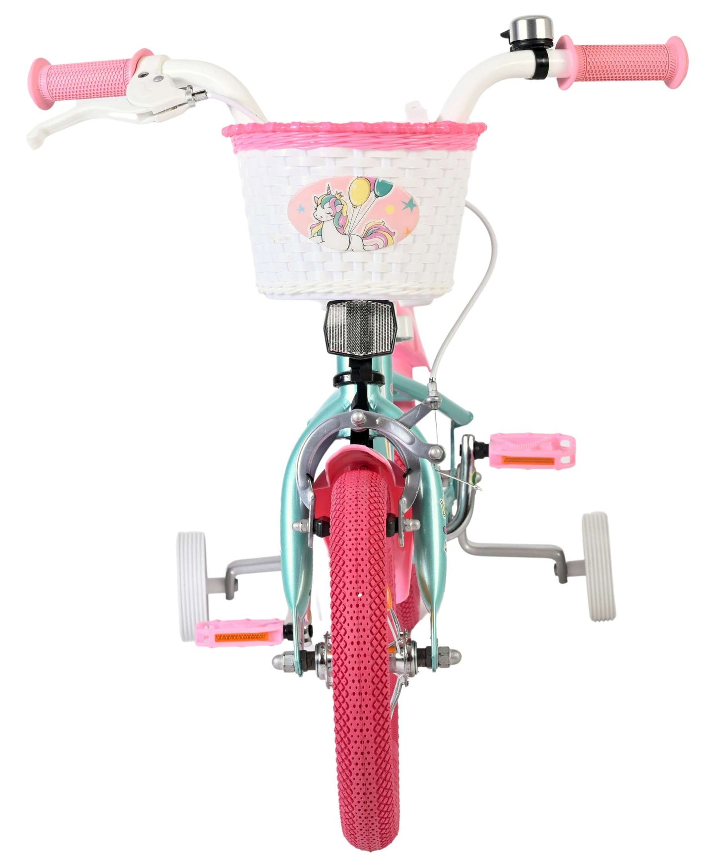 Volare unicorn kinderfiets - meisjes - 12 inch - groen