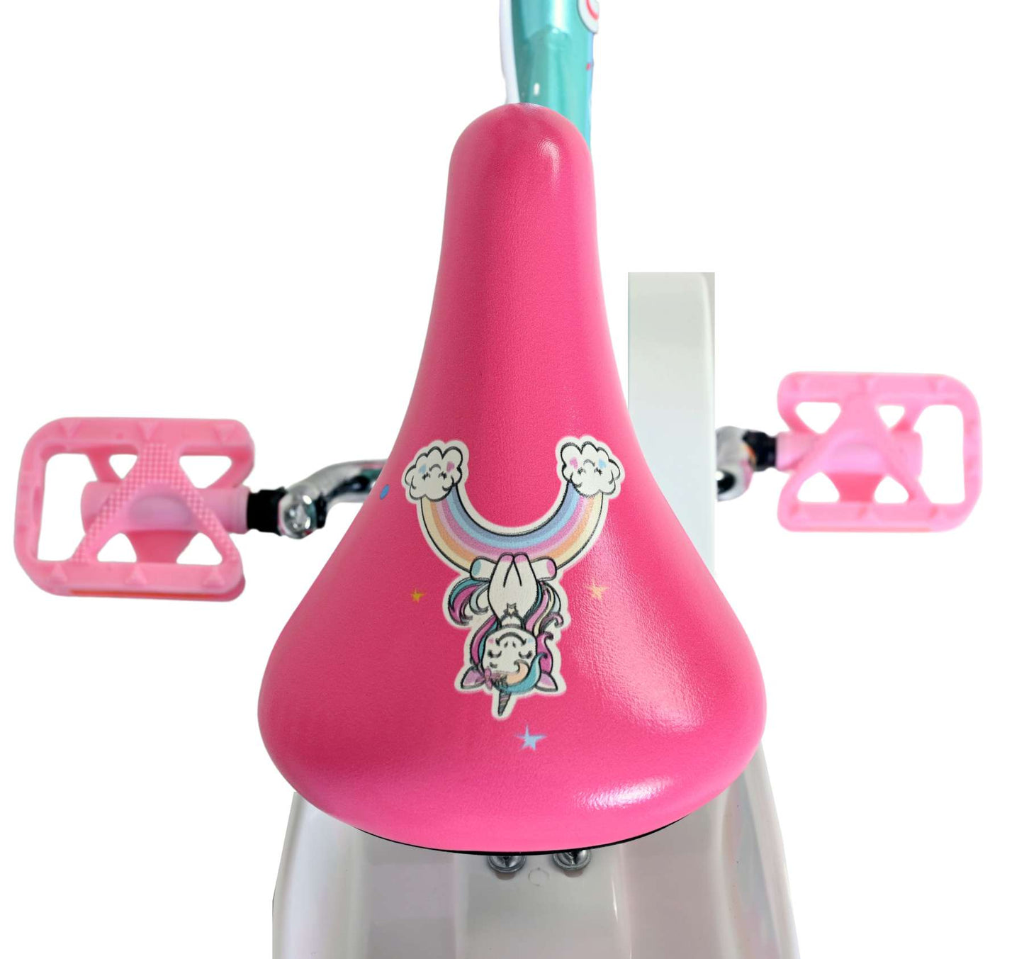 Bicicleta infantil Volare Unicorn - niña - 12 pulgadas - verde - dos frenos de mano