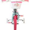 Bicicleta infantil Volare Unicorn - niña - 12 pulgadas - verde - dos frenos de mano