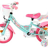 Bicicleta infantil Volare Unicorn - niña - 12 pulgadas - verde - dos frenos de mano