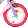 Volare unicorn kinderfiets - meisjes - 12 inch - paars - twee handremmen