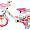 Bicicleta infantil Volare Unicorn - niña - 12 pulgadas - blanca