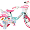 Bicicletta per bambini Volare Unicorn - ragazze - 14 pollici - verde - due freni a mano