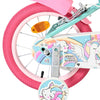 Bicicletta per bambini Volare Unicorn - ragazze - 14 pollici - verde - due freni a mano