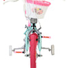 Bicicletta per bambini Volare Unicorn - ragazze - 14 pollici - verde - due freni a mano