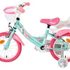 Bicicletta per bambini Volare Unicorn - ragazze - 14 pollici - verde - due freni a mano