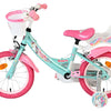 Bicicleta infantil Volare Unicorn - niña - 14 pulgadas - verde - dos frenos de mano
