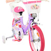 Bicicletta per bambini Volare Unicorn - ragazze - 14 pollici - viola - due freni a mano
