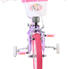 Bicicletta per bambini Volare Unicorn - ragazze - 14 pollici - viola - due freni a mano